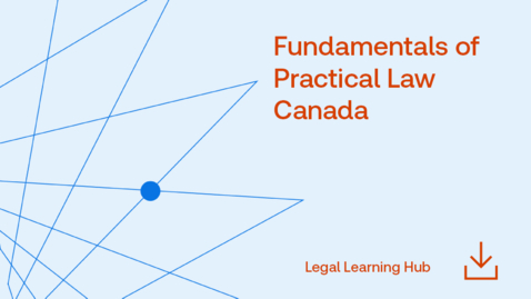 Thumbnail for Fundamentals of Practical Law Canada