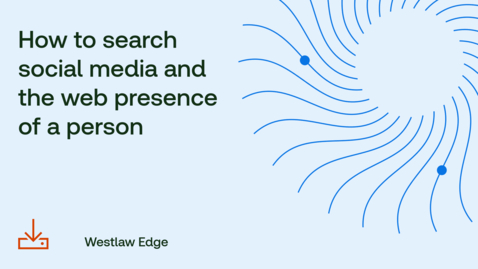 Thumbnail for How to search social media and web presence of a person