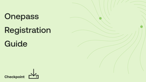 Thumbnail for Onepass Registration Guide - CPAU