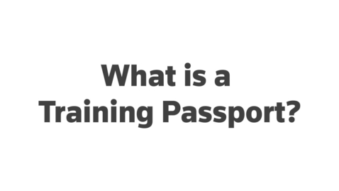 Thumbnail for entry What is a Training Passport (1080p)