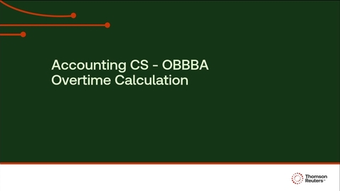 Thumbnail for OBBBA OT - Calculation Options