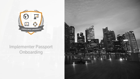 Thumbnail for Implementer Passport Onboarding (1080p)