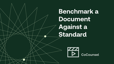 Thumbnail for Benchmark a Document Against a Standard