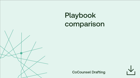 Thumbnail for Playbook comparison