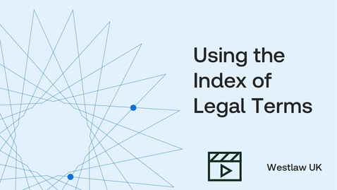 Thumbnail for Index of Legal Terms