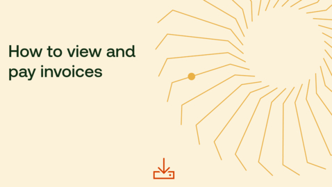 Thumbnail for How to view and pay invoices