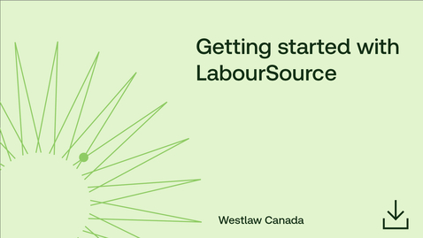 Thumbnail for Getting started with LabourSource
