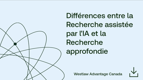 Thumbnail for Différences entre la Recherche assistée par l'IA et la Recherche approfondie