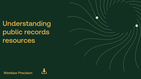 Thumbnail for Understanding public records resources