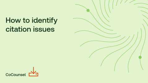 Thumbnail for How to identify citation issues