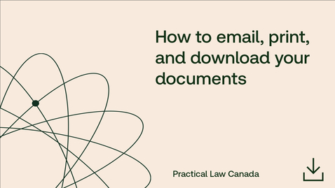 Thumbnail for How to email, print and download your documents