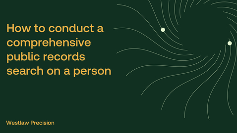 Thumbnail for How to conduct a comprehensive public records search on a person