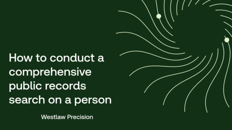 Thumbnail for How to conduct a comprehensive public records search on a person