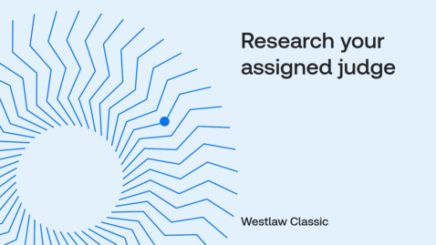 Thumbnail for How to research your assigned judge