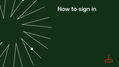 Thumbnail for How to sign in 