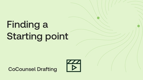 Thumbnail for Find a starting point