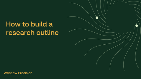 Thumbnail for How to build a research outline