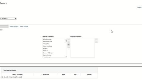 Thumbnail for FTZ Search – Multi HTS