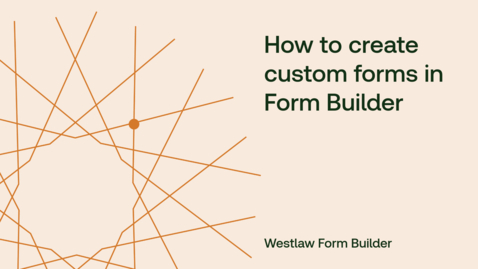 Thumbnail for How to create custom forms in Form Builder