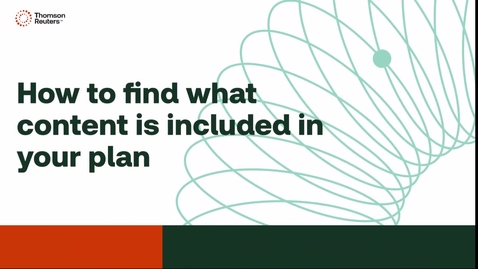 Thumbnail for How to find what content is included in your plan