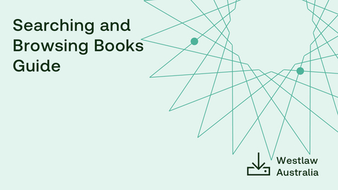 Thumbnail for Searching and Browsing Books Guide