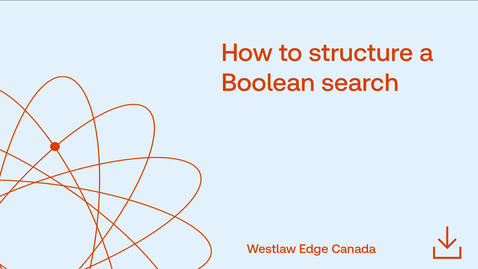 Thumbnail for How to structure a Boolean search
