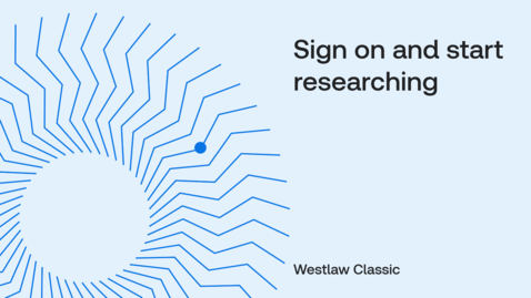 Thumbnail for How to sign on and start researching