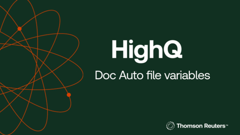 Thumbnail for Doc Auto File Variables