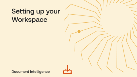 Thumbnail for Setting up your Workspace