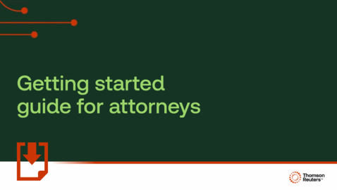 Thumbnail for Getting started guide for attorneys