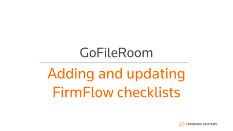 Thumbnail for Adding and updating FirmFlow checklists