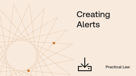 Thumbnail for Creating Alerts