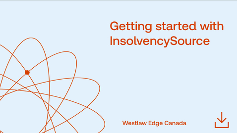 Thumbnail for Getting started with InsolvencySource