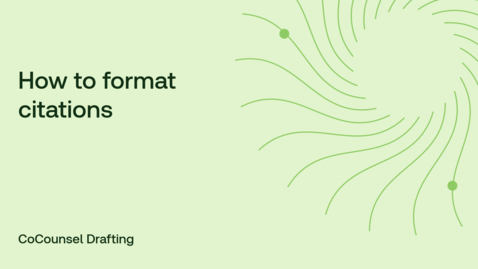Thumbnail for How to format citations