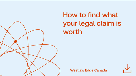 Thumbnail for How to find what your legal claim is worth