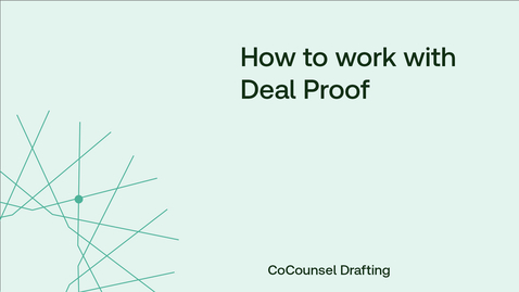 Thumbnail for How to work with Deal Proof