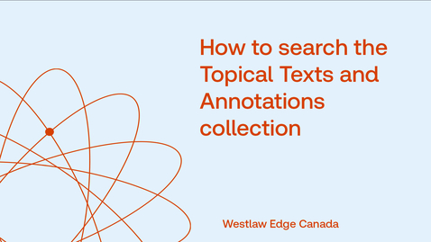 Thumbnail for How to search the Topical Texts and Annotations collection