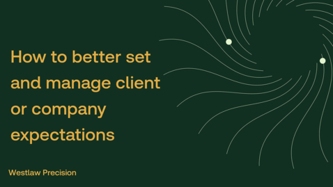 Thumbnail for How to better set and manage client or company expectations