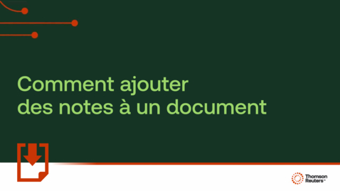 Thumbnail for Comment ajouter des notes à un document