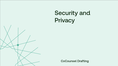 Thumbnail for Security and Privacy