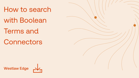 Thumbnail for How to search with Boolean Terms and Connectors
