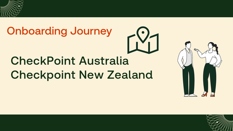 Thumbnail for CheckPoint Onboarding Journey