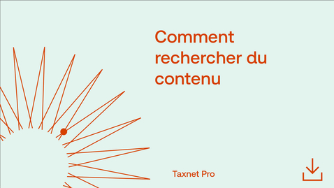 Thumbnail for Comment rechercher du contenu