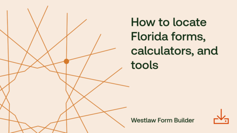 Thumbnail for How to locate Florida forms, calculators and tools