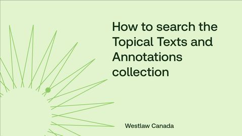 Thumbnail for How to search the Topical Texts and Annotations collection