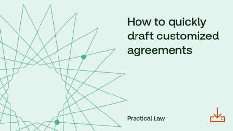 Thumbnail for How to quickly draft customized agreements