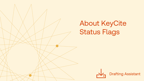 Thumbnail for About KeyCite Status Flags