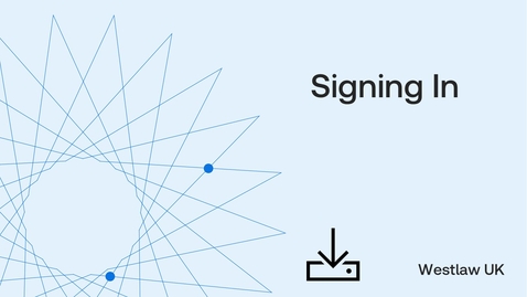 Thumbnail for Signing in