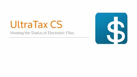 Thumbnail for Viewing the status of electronic files