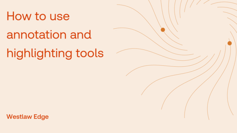 Thumbnail for How to use annotation and highlighting tools